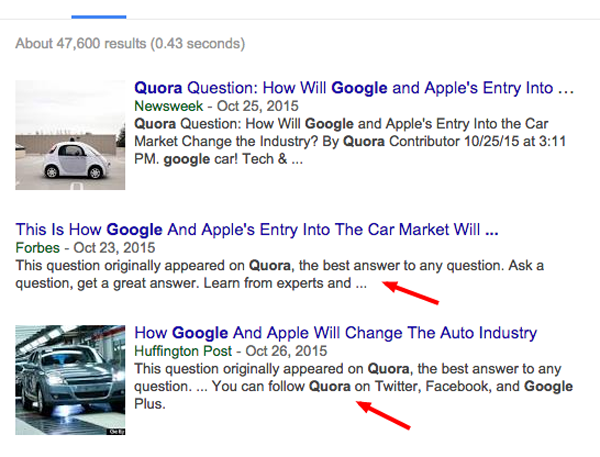 quora get noticed by major publications
